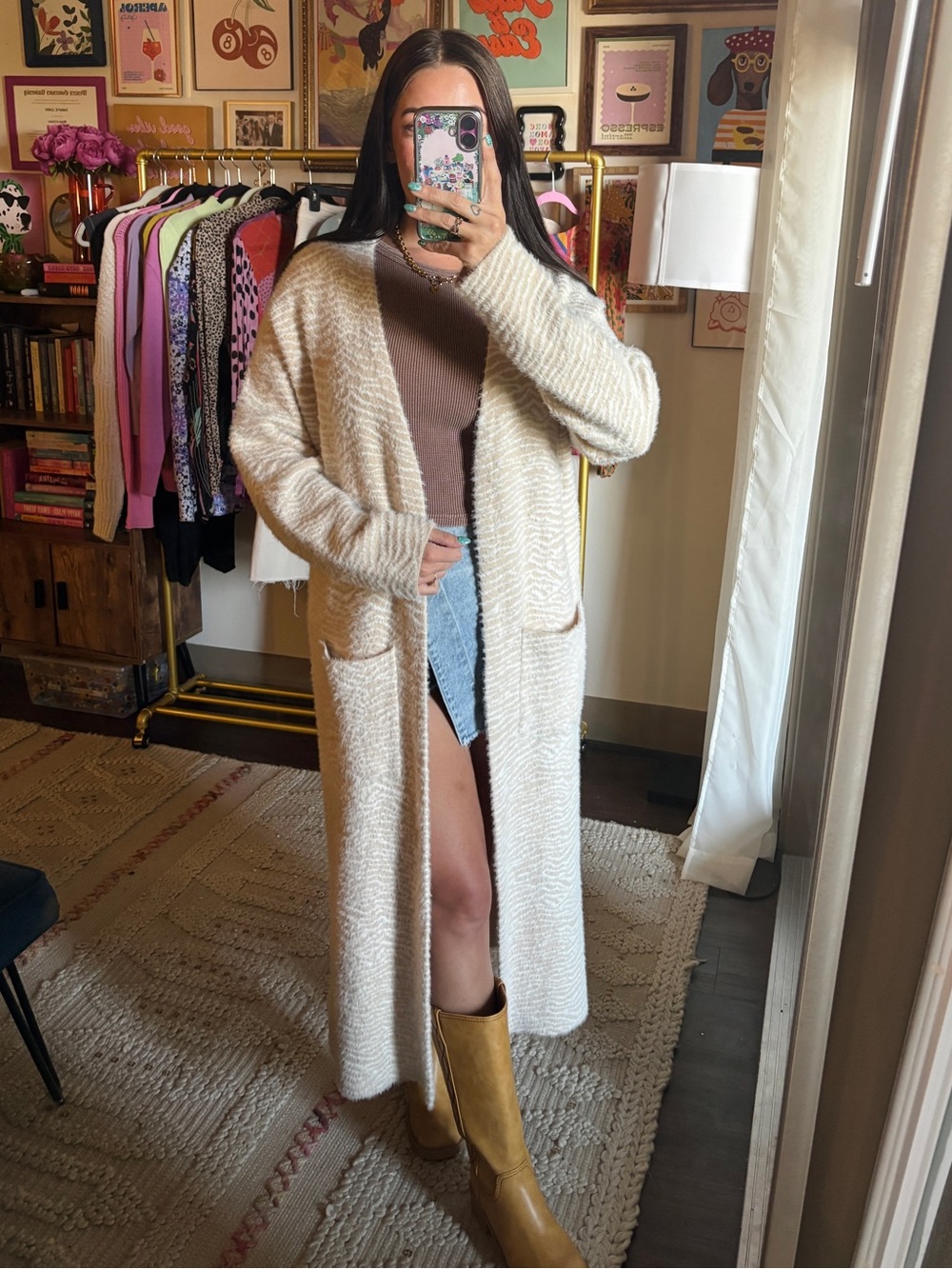 Love Token Duster Cardigan Sweater